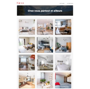Apercu site kasa , locations immobilières